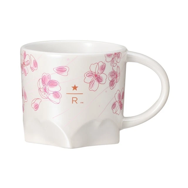 Starbucks Mug White Sakura 2023 355ml Japan Boxed Japan