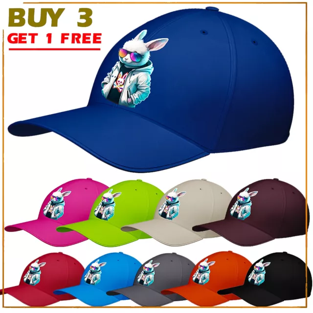 Bone Rabbit Bunny Funny Cap Cotton Happy Easter Hat Adjustable New USA Gift