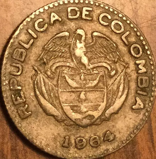 1964 Colombia 10 Centavos