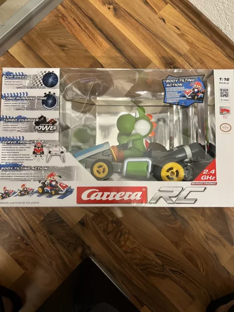 XL Neu Carrera RC Official Mario Kart Yoshi Race Kart 1:16 20 Km/h Nintendo
