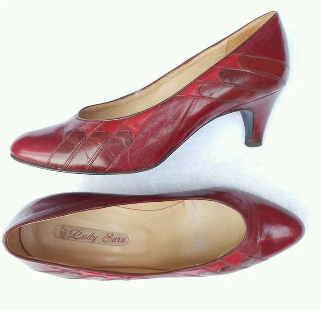 Escarpins Talons Cône Sara Navarro En Cuir Veau Noir - Pointure 37, Neuf Avec Emballage