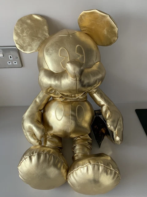 Mickey 90th gold plush outlet