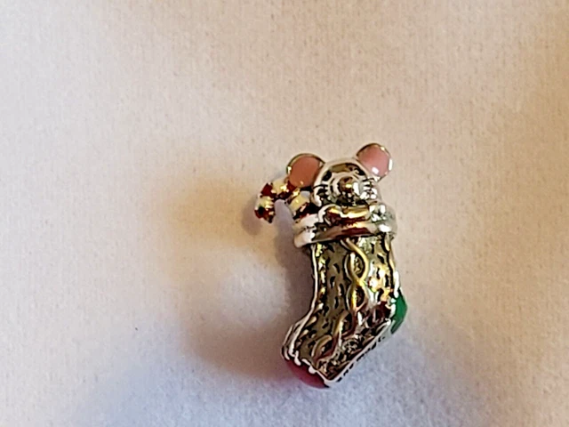 Pendentif Chaussette De Noël - Pour Collier Ou Bracelet, Occasion Proche Du Neuf