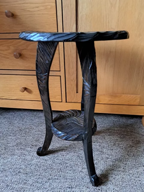 Liberty of London Sunflower carved Lamp/Side table