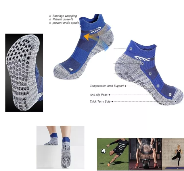 Sports Socks Ankle Socks Non-slip Hospital skid Soccer Basketball football grip