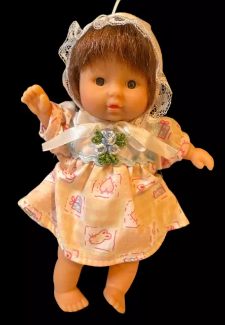 Vintage GiGo Toys Dream Baby Doll with attached barcode tag. Vinyl.