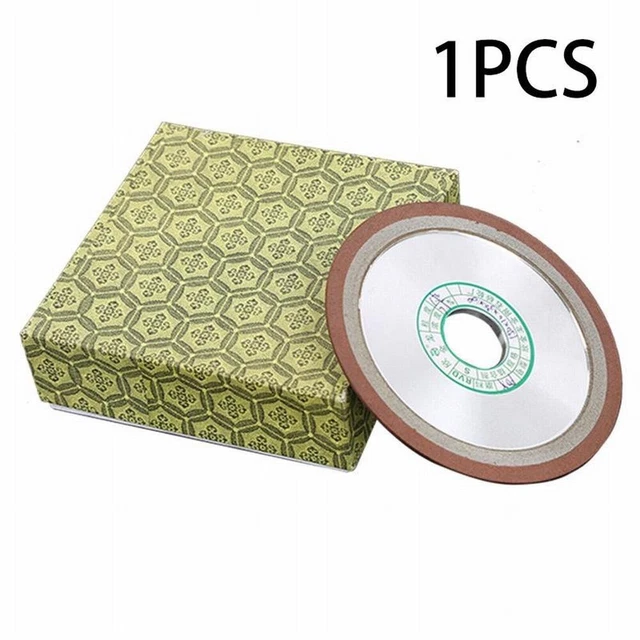 Meule Diamantée Résine 125 Mm - Alésage 32 Mm - Pour Acier Au Tungstène, Carbure, Métal Dur - Polissage Précis
