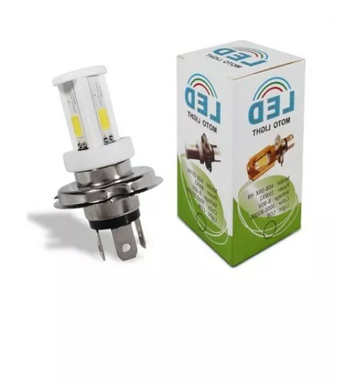  UPXSXT 2Pcs Ampoule de phare H4 avec lentille, 9-32V 16000LM  100W Lentille de projecteur Ampoules de phares à LED Hi/Lo Beam blanc froid  à haute luminosité pour voitures et motos