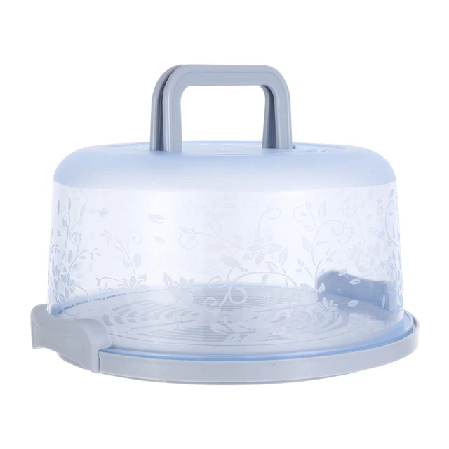 Curver Portatorta Rotondo Con Vassoio 31 Cm, Contenitore Per Dolci In Plastica, Bianco