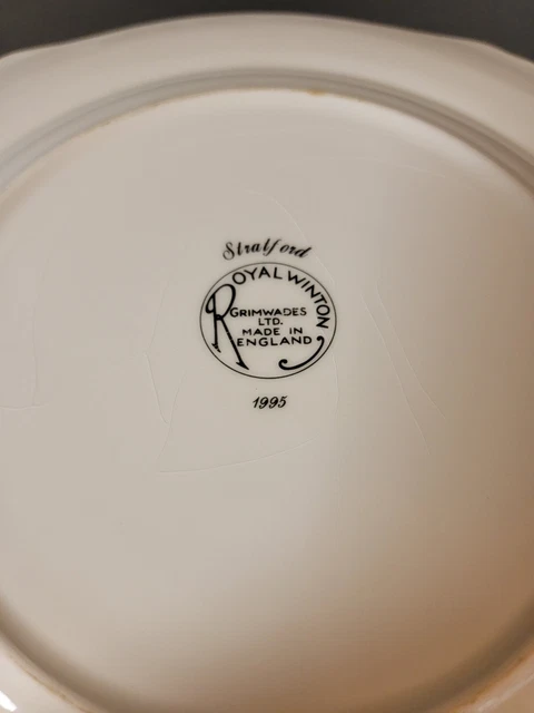 Vintage Royal Winton Grimwades Stratford  1995 Chintz Square Dinner Plate 6