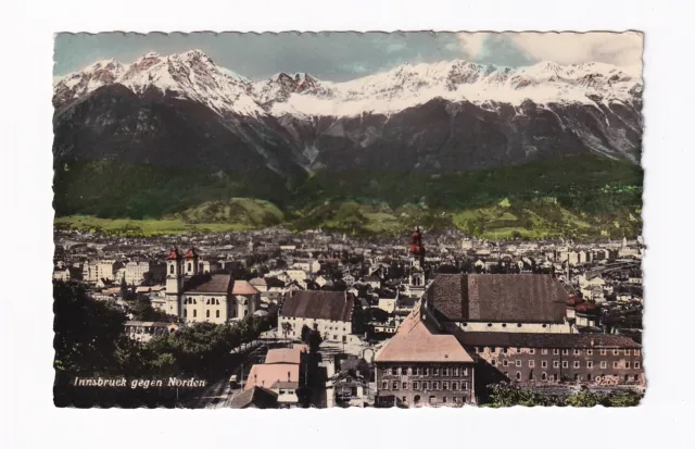 AK Ansichtskarte Innsbruck gegen Norden - 1956