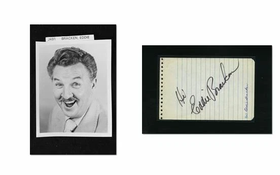 Eddie Bracken - Signed Autograph and Headshot Photo set