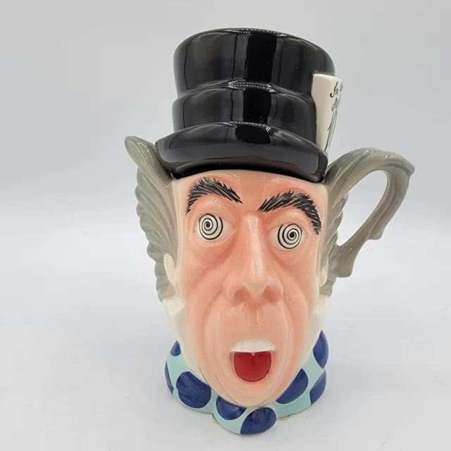 Mad Hatter Tiny Tea Pot Signed Paul Cardew England Small Alice in Wonderland