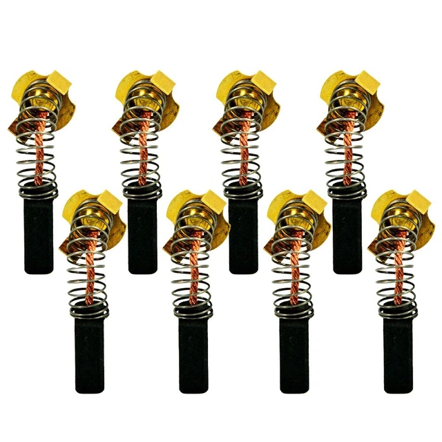 Per Spazzole Carbonio Ridgid 0502025007 614367-00 8pz Raccordi Grafite+Rame