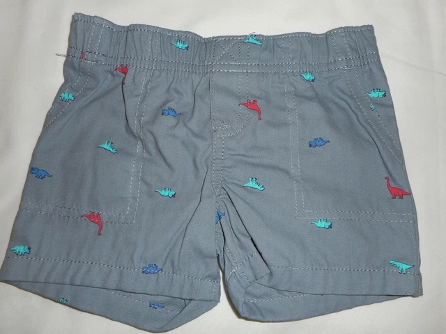 Carters 2-Piece Dinosaur Shorts Set - Baby Infant Boy Size 12 Months - New 3