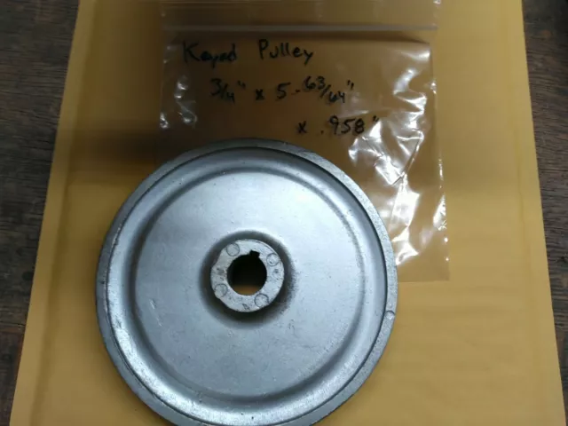 Aluminum Keyed Pulley Sheave 3/4" ID x 5-63/64" x .958"