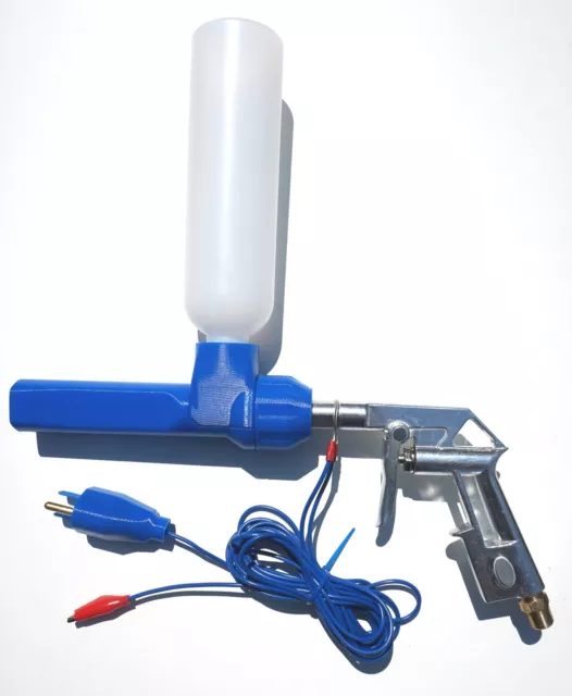 Powder Coating Gun System for hobby user Tribo Powder Coat Spray Gun