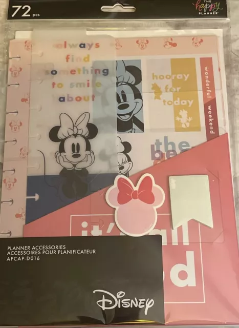 The Happy Planner DISNEY MINNIE MOUSE MAGIC COLORBLOCK Classic Accessory Pack