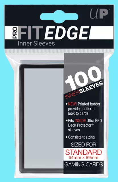 100 Protège Cartes/Sleeves STANDARD PRO-FIT Ultra PRO 64x89mm - Transparent