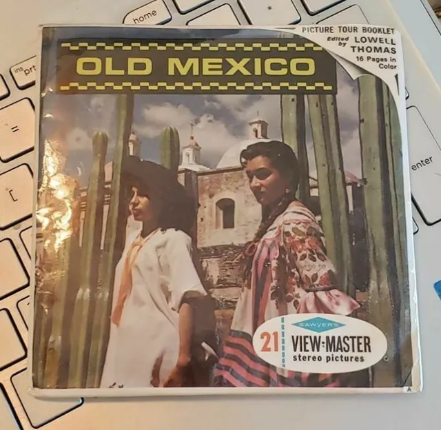Sealed B006 Old Mexico Oaxaca Puebla Cuernavaca Taxco view-master Reels Packet