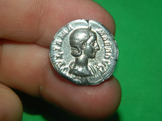 JULIA MAMAEA DENARIUS moneta d'argento ROMANA ANCIENT ROMAN SILVER COIN L29