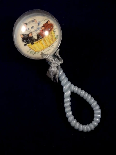 Ancien Jouet Bouffon Hochet - Celluloïd - Années 50/60 - Fabrication Française - Rare