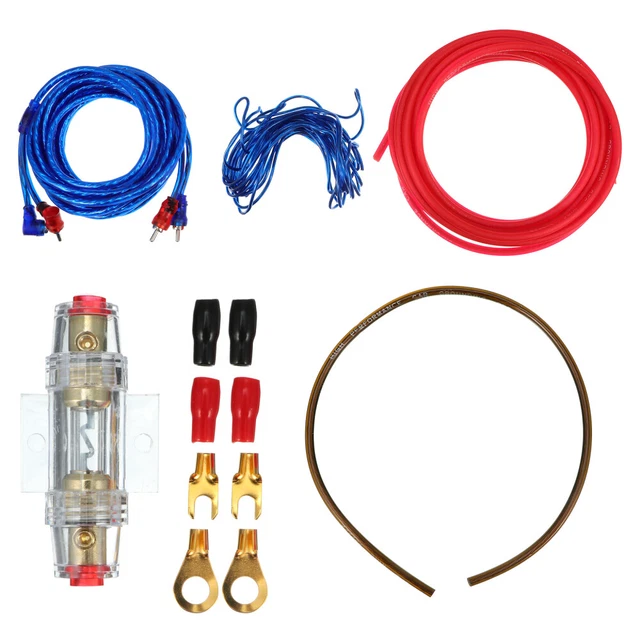 1 Kit d'installation du caisson de basses de voiture Fil haut-parleur
