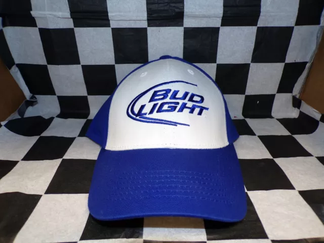 Bud Luce Ufficiale Anheuser Prodotto Blu e Bianco Cap- Nuovo