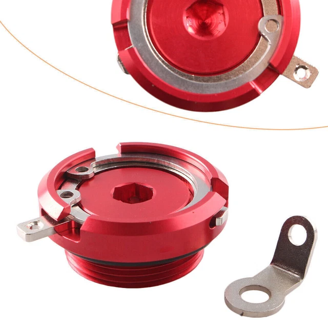 Oil Filler Engine Plug Cap Cover  for Kawasaki ZX6R ZX7R ZZR1200 Ninja 250R Red