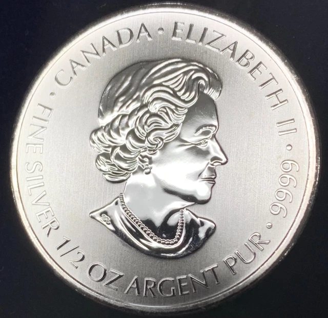 1/2 troy oz .9999 fine silver  RCM in BU first Special force Canada USA#13