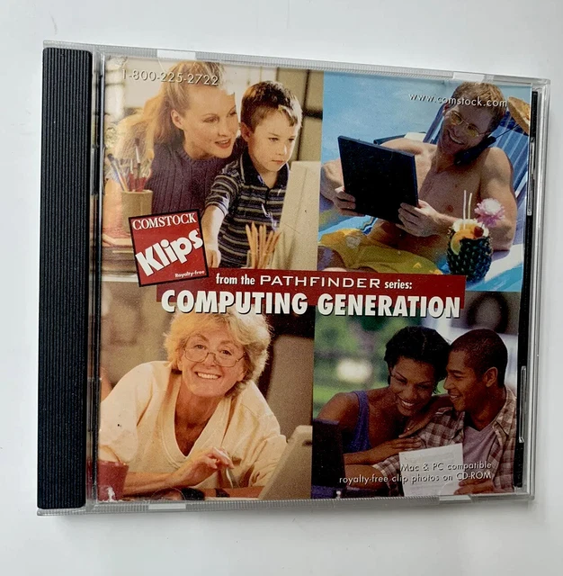 Comstock Klips images COMPUTING GENERATION (PC /5 sizes each) 1999 CD-ROM