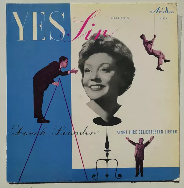 Zarah Leander - Yes, Sir!  10" EP D 1957 Ariola 33253 H Zustand: VG+/VG-