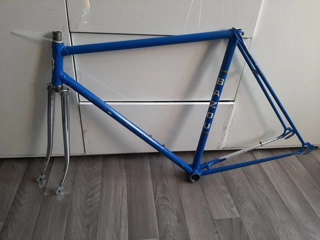 Cadre Vélo BAZOU Vintage – 56,5x55.5cm – 3055g – Pour Course Eroica – R5