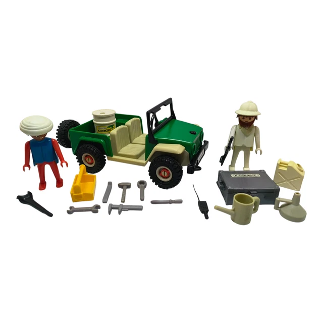 PLAYMOBIL 3532 VIEILLE Jeep Remorque Safari Expedition Ngorongoro