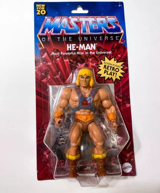 Masters of the Universe Origins He-Man 5.5" Action Figure MOTU 2020 Retro