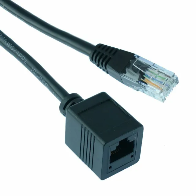 1m RJ45 Cat5e Network Ethernet Extension Cable Male to Female