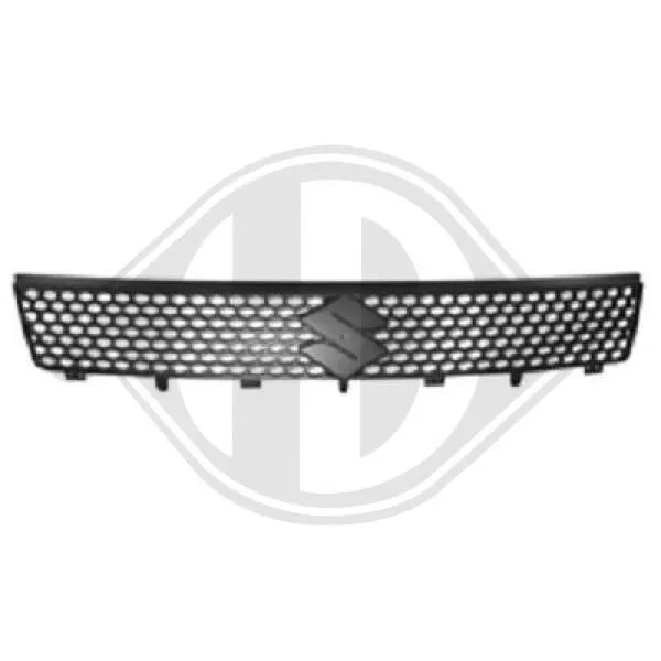 DIEDERICHS 6414040 Kühlergrill Frontgrill für SUZUKI SWIFT III (MZ, EZ) Schwarz