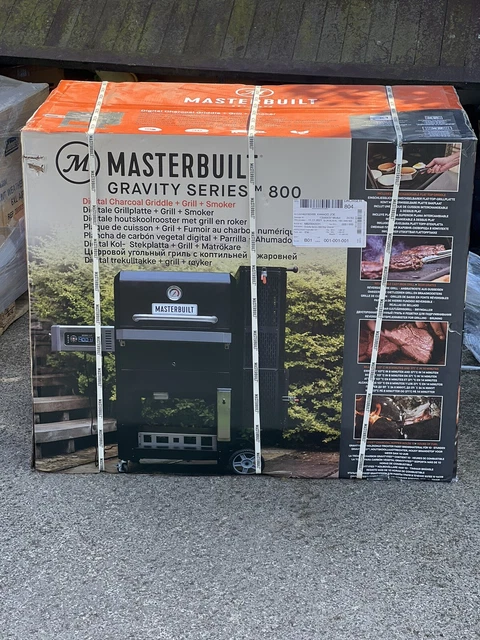 Masterbuilt Gravity Serie 800 Digital anthrazit BBQ + Raucher. Brandneu. Im Karton.