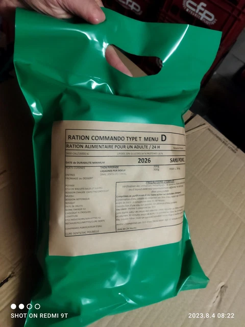 Lot De 12 Rations De Combat Militaires Françaises - Mix Menu 2028 - Neuves