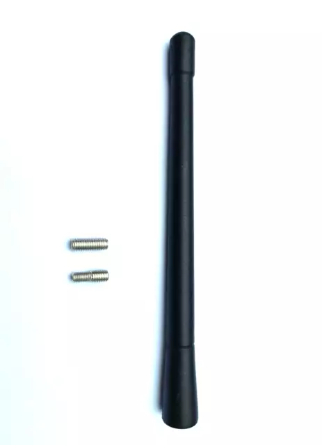 18 cm Kurzstab KFZ Auto Antenne schwarz flexibel Dachantenne Radio AM FM