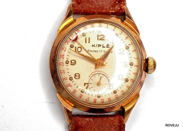 Montre Mécanique Vintage Kiple FE. 140-1 - Pièce D'occasion Pour Collectionneurs