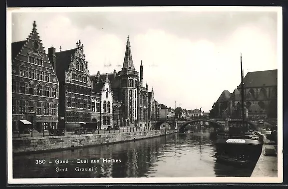 CPA Gand, Quai aux Herbes