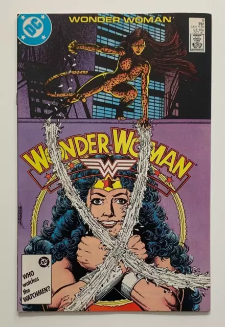 Wonder Woman #9 KEY 1st App New Cheetah (DC 1987) VF Condition issue