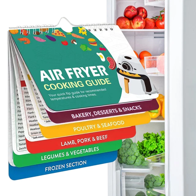AIR FRYER/ELECTRIC PRESSURE Cooking Times Chart Cheat Sheet £5