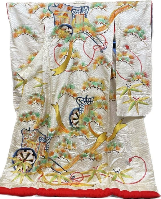 Japanese Kimono Uchikake　 Wedding Pure Silk  japan　078