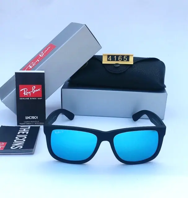 Ray-Ban Classic Justin Sunglasses RB4165 145mm Blue Lens RB-1596