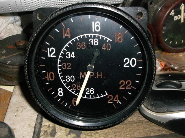 Spitfire Barometer REPLICA WW2 RAF spitfire hurricane 400mph airspeed verry nice export £ ...