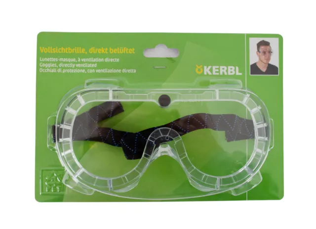 Vollsichtbrille, direkt belüftet - Augenschutz Schutzbrille