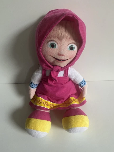 MASHA FROM MASHA The Bear Plush Soft Toy Doll Pink PMS 4 99 MASHA FROM MASHA The Bear Plush Soft Toy Doll Pink PMS 4 99