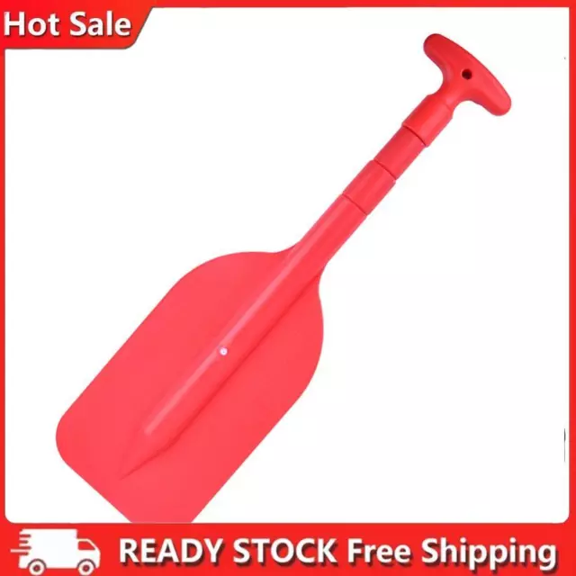 2Pcs Retractable Portable Telescope Rafting Boat Paddle for Water Sport (Red)
